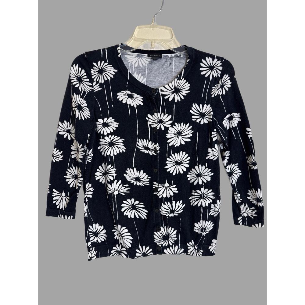 Talbots Womens Daisy Floral Shirt Size Small